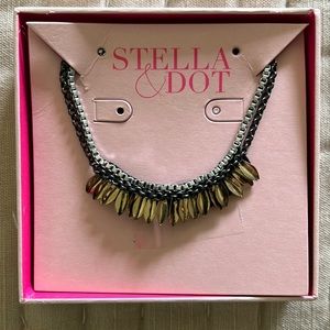 Mixed metal pegasus necklace